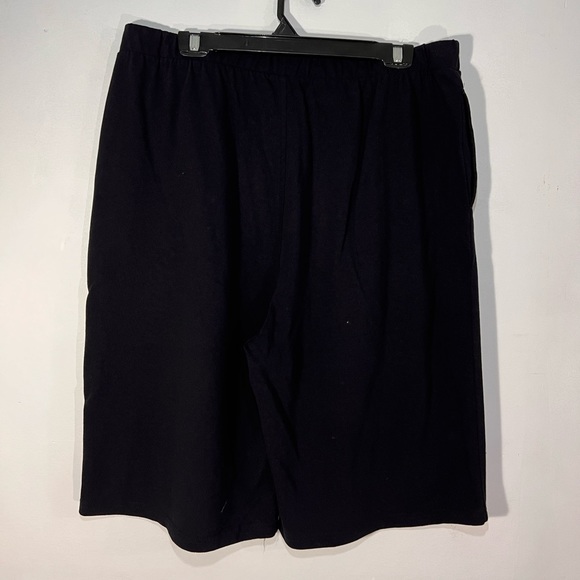 Mens Oak + Fort Oversized Sweat Shorts Black Baggy - Picture 2 of 9